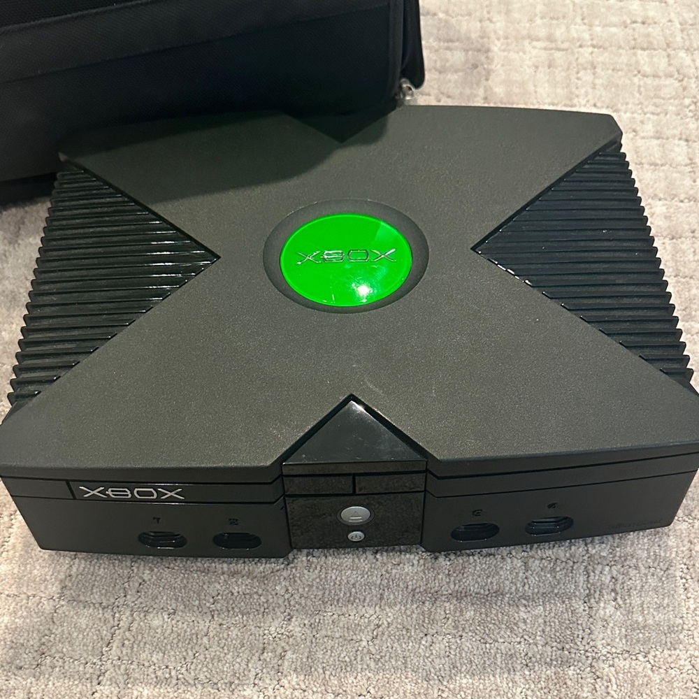 Xbox Console with Green Logo